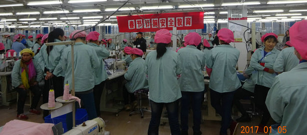 刘潭服装：做好春节节前安全工作 保障企业安全生产